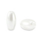Perlas de agua dulce de imitación grano de arroz 4x8mm - Blanco